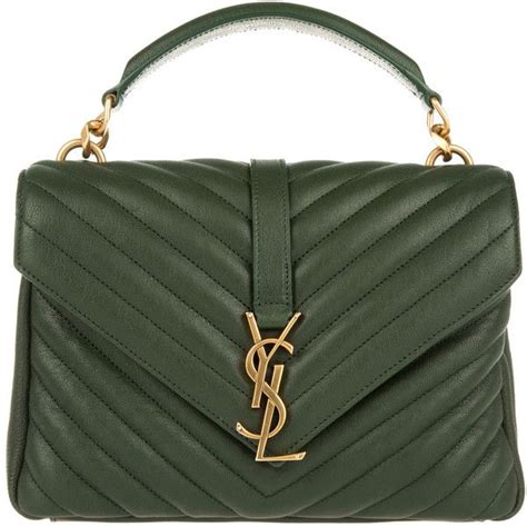 borsa ysl vintage verde cuoio|Borse YVES SAINT LAURENT .